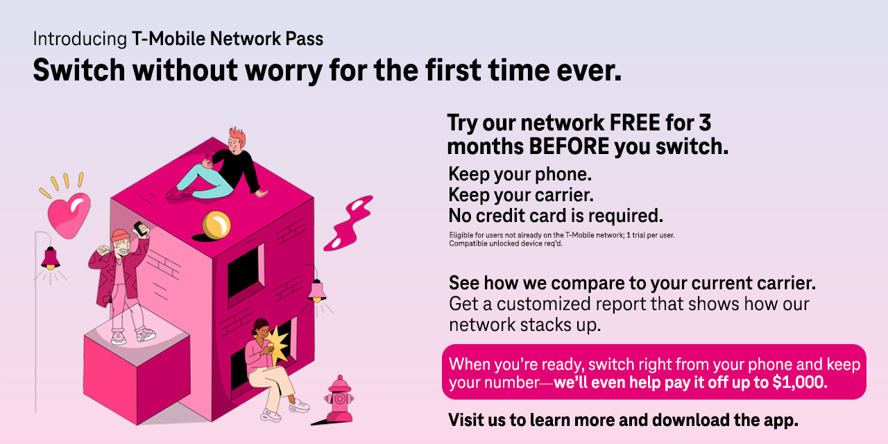 Try our network free for 3 months